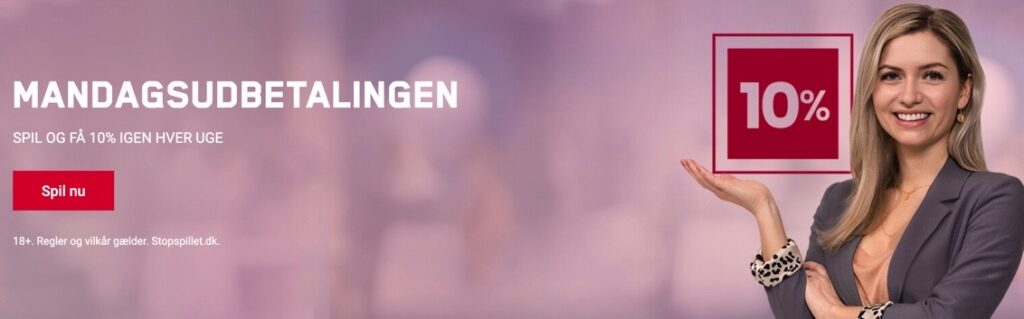 10% cashback hos Maria Casino