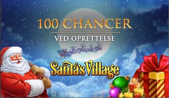 100 chancer til Santas Village