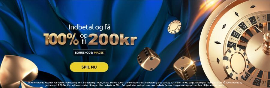 44Aces velkomstbonus