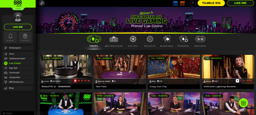 888 Live Casino