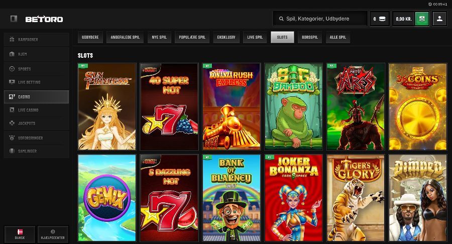 Betoro spillemaskiner