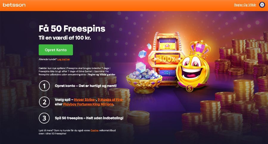 Betsson velkomstbonus