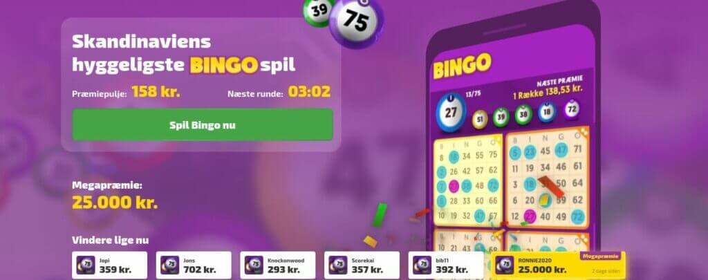 Bingospil hos Spilnu.dk