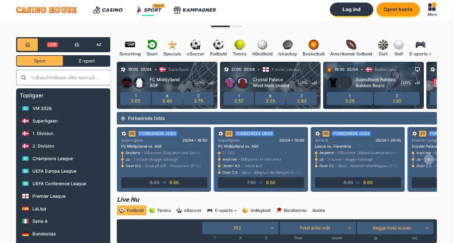 Casino House sportsbetting