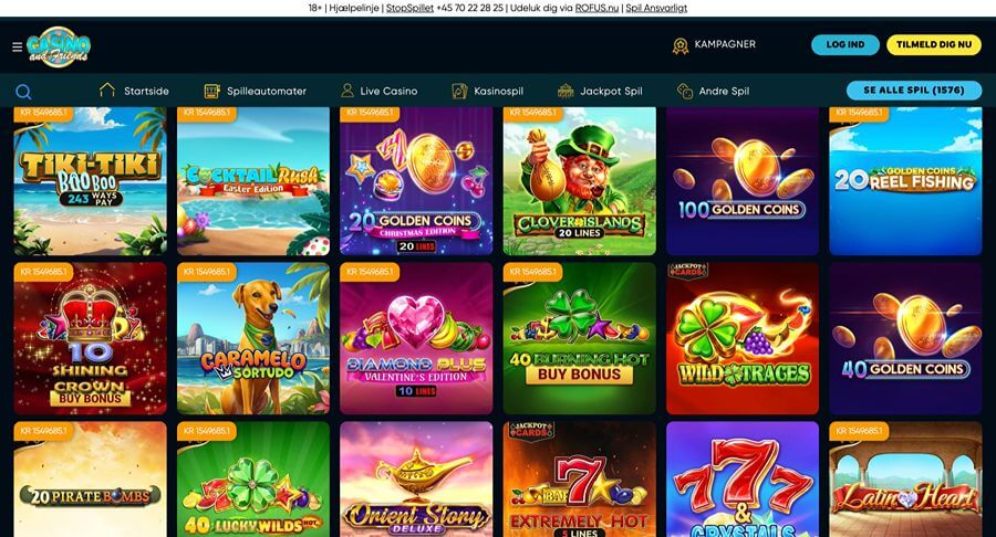 Casino and Friends jackpotspil