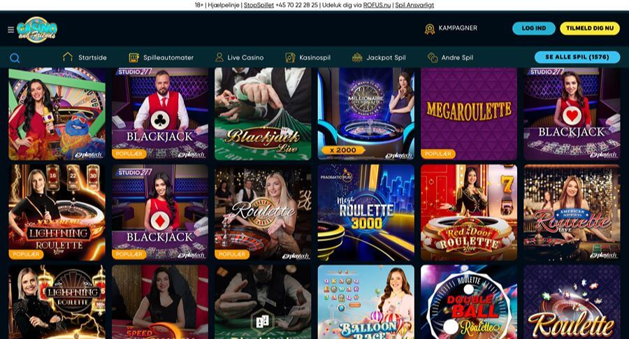 Casino and Friends live casino