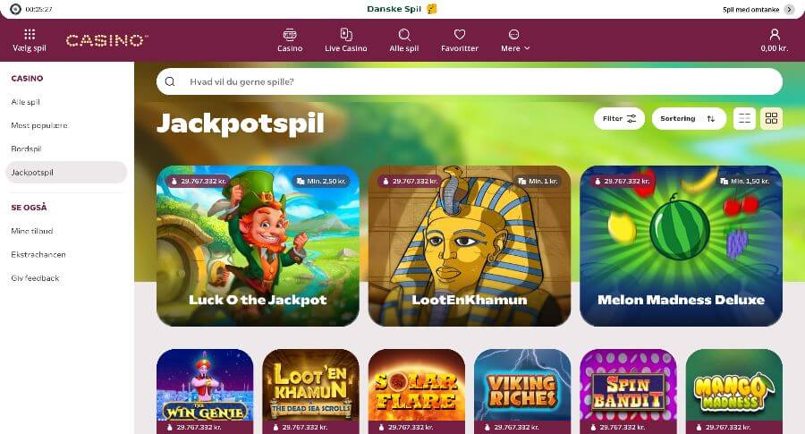 Danske Spil jackpotspil