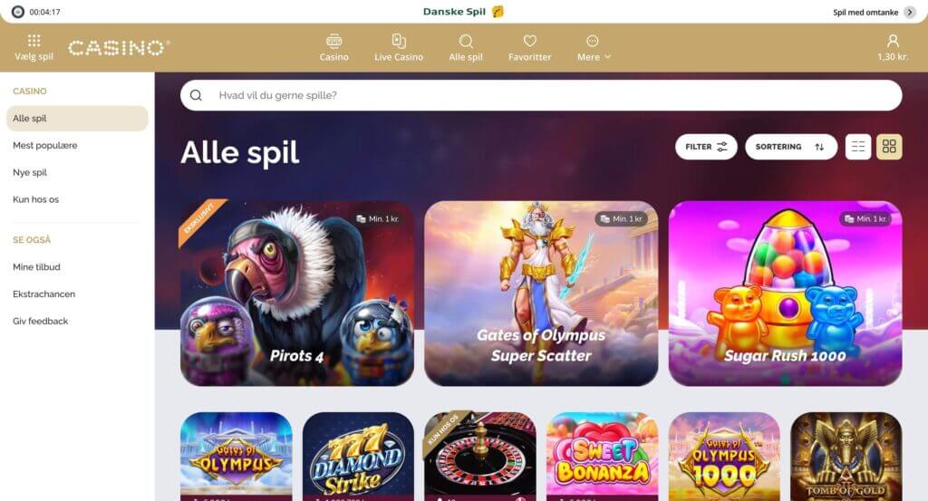 Danske Spil spillemaskiner