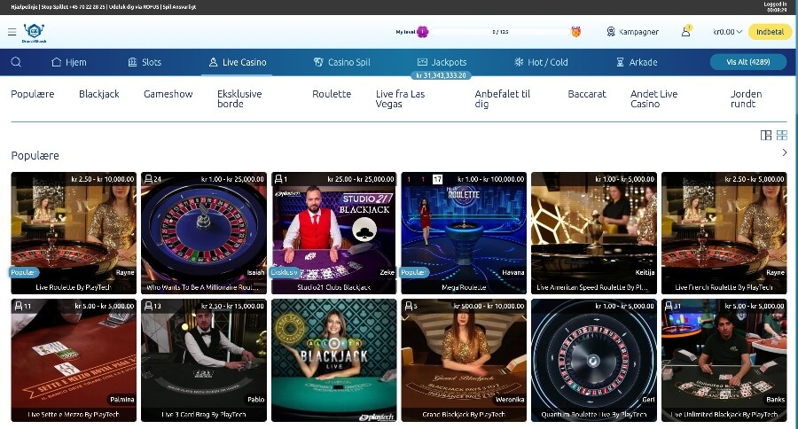 DrueckGlueck live casino