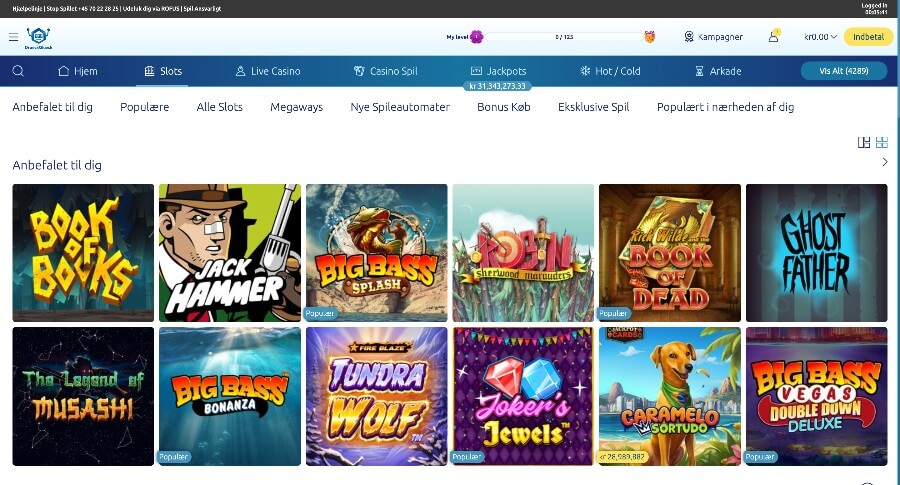 DrueckGlueck spillemaskiner