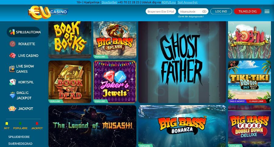 EU Casino spillemaskiner