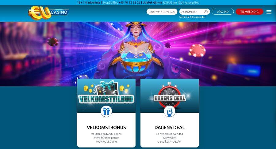 EU Casino velkomstbonus