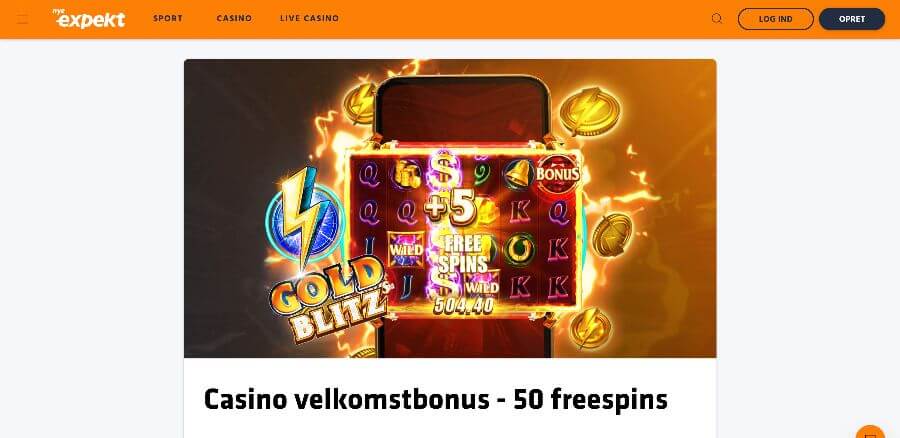 Expekt velkomstbonus