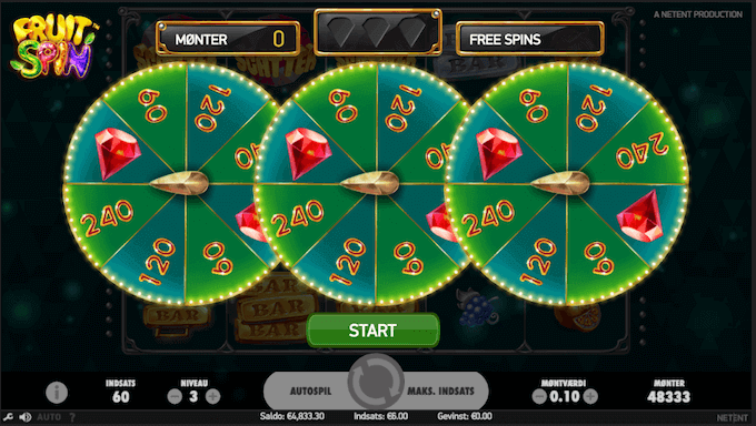 Fruit Spin free spins
