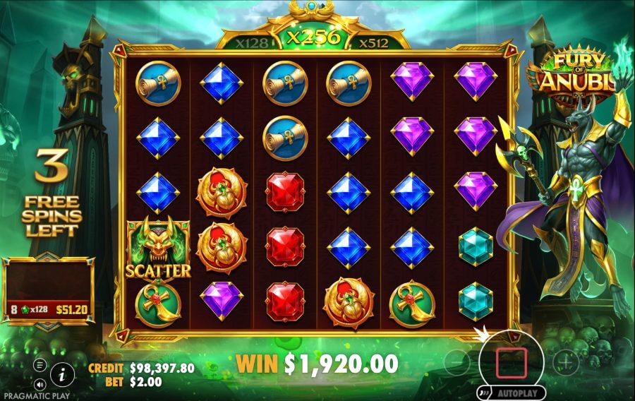Fury of Anubis bonusrunde