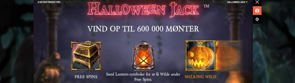 Halloween Jack features