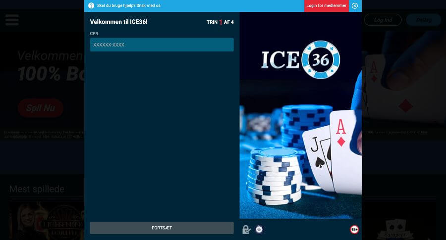 ICE36 oprettelse