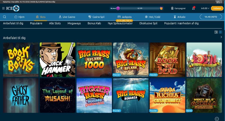 ICE36 spillemaskiner