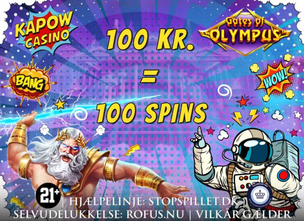 Kapow Casino Velkomstbonus