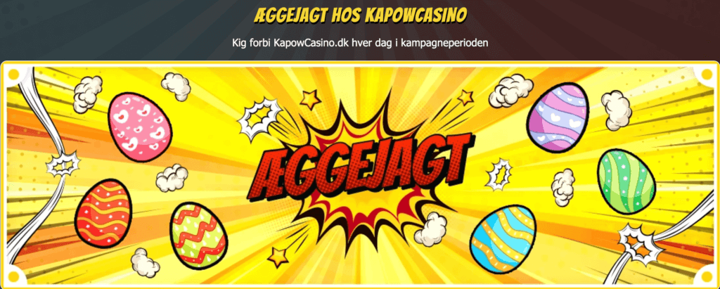 PÄske-tilbud hos Kapow Casino