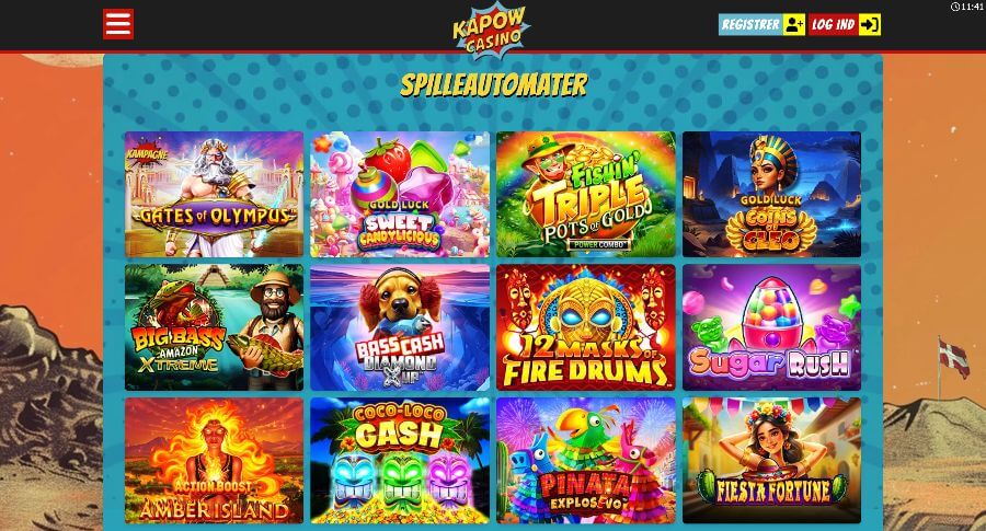 KapowCasino spillemaskiner