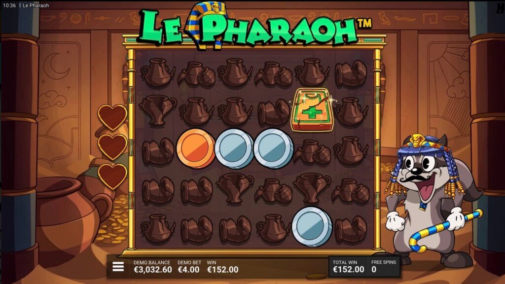 Le Pharaoh bonusrunde