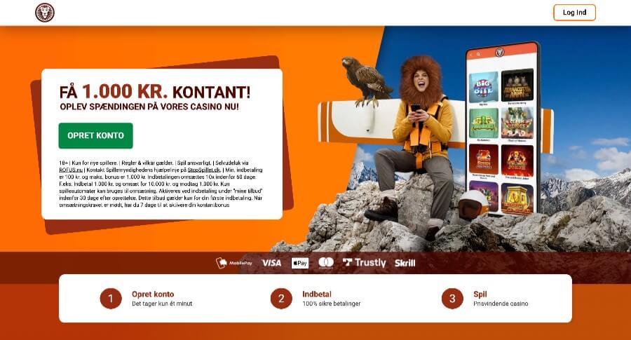 LeoVegas velkomstbonus