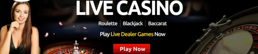 LuckyMe Slots har et Live Casino.