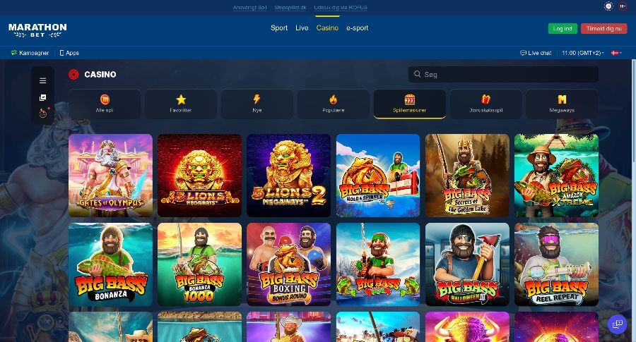 Marathonbet spillemaskiner