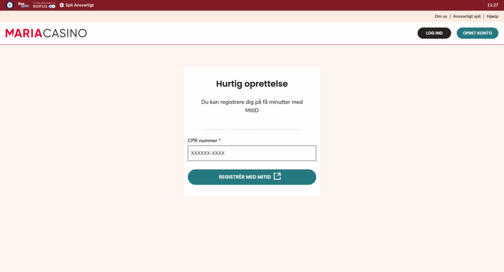 Maria Casino oprettelse