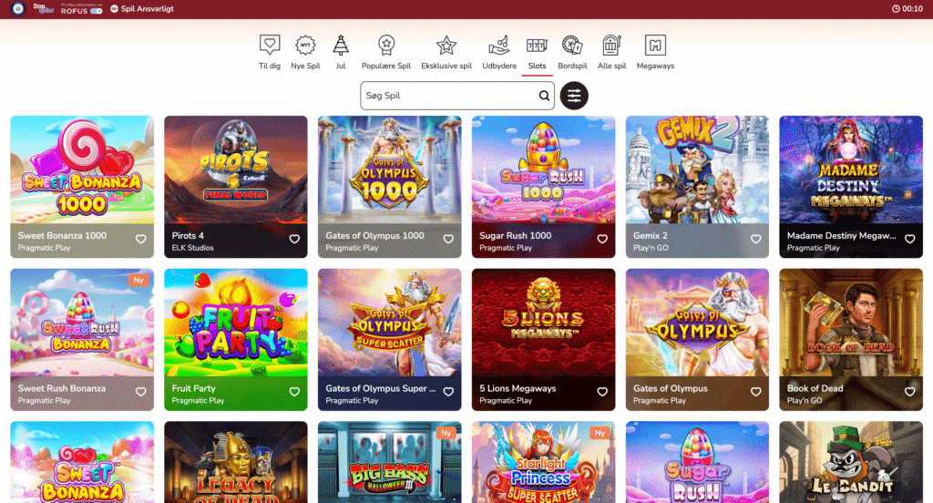 Maria Casino spillemaskiner