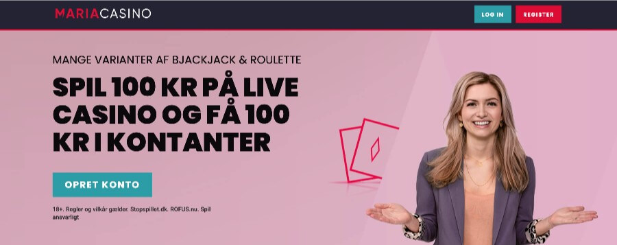 Maria Casino velkomstbonus