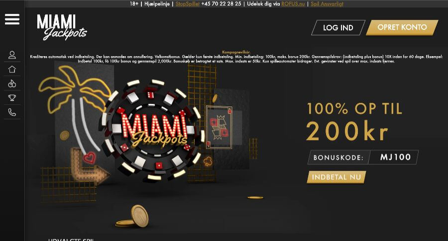 Miami Jackpots forside