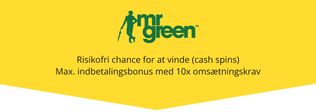 Mr Green casino bonus
