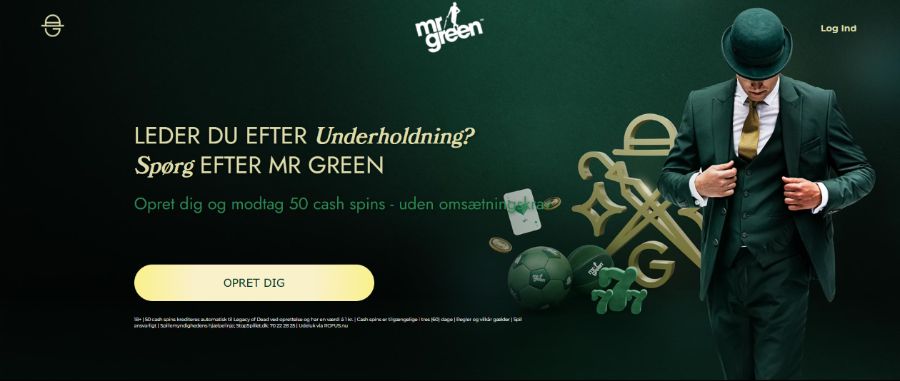 Mr Green forside