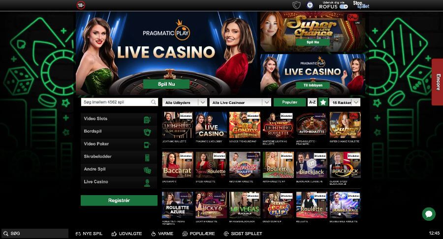 Mr Vegas live casino