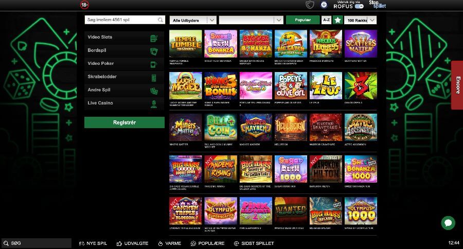 Mr Vegas spillemaskiner