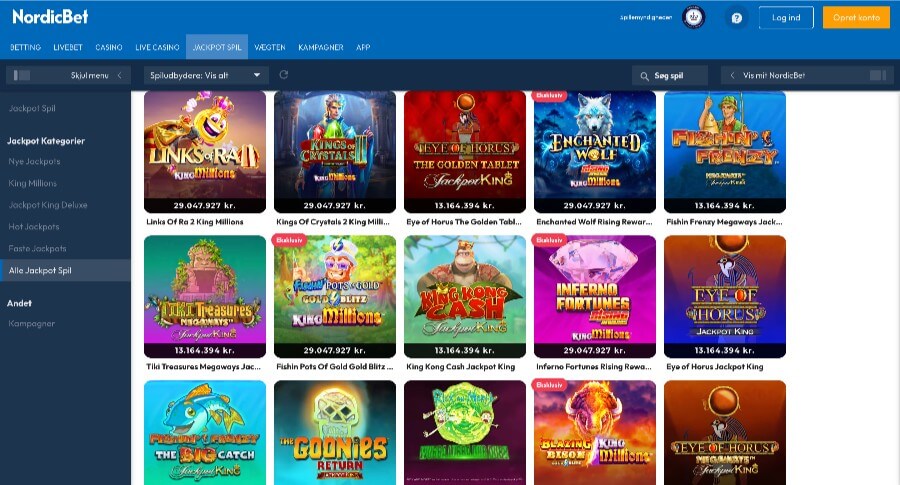 NordicBet jackpotspil