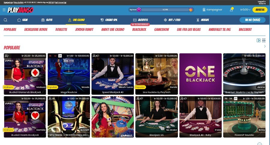 Play Jango spillemaskiner