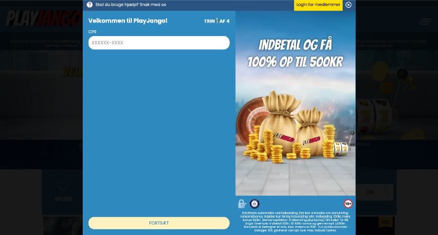 Play Jango oprettelse