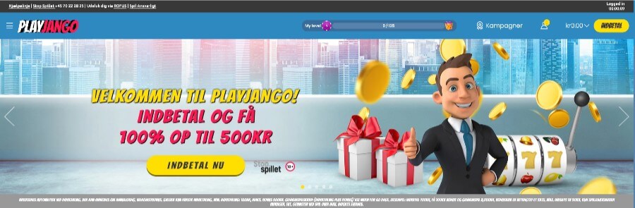 Play Jango velkomstbonus