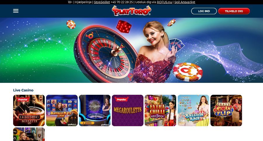 PlayToro live casino