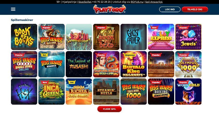 PlayToro spillemaskiner