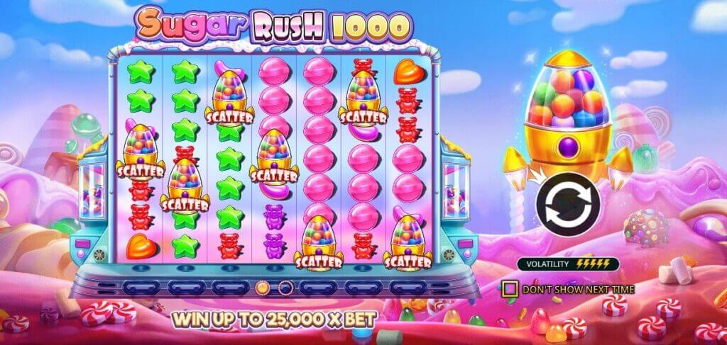 Screenshot af Sugar Rush spilstart