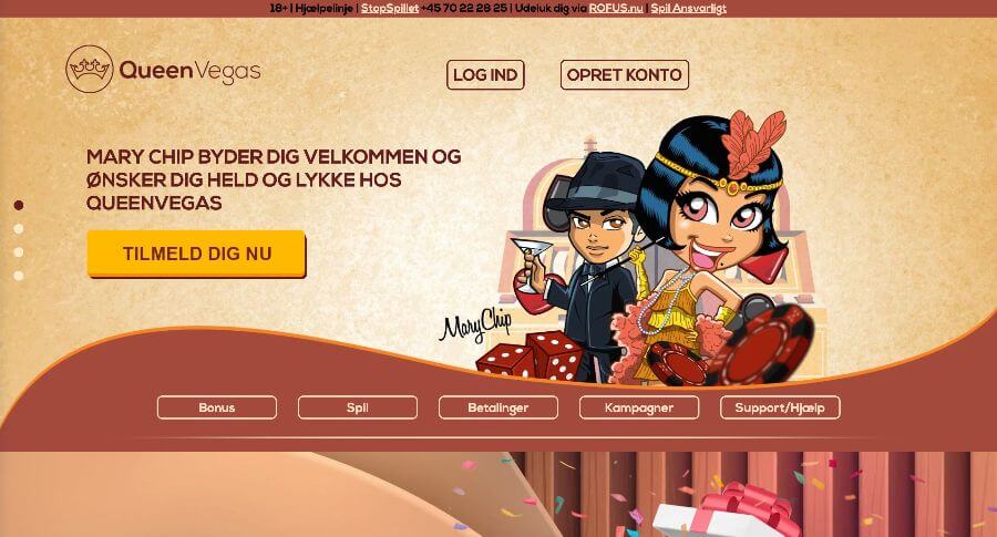 Queen Vegas forside