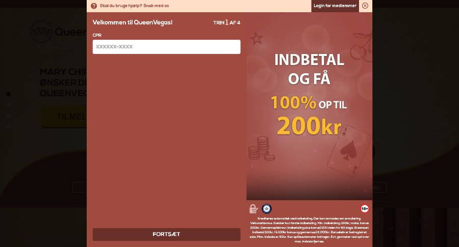 Queen Vegas oprettelse