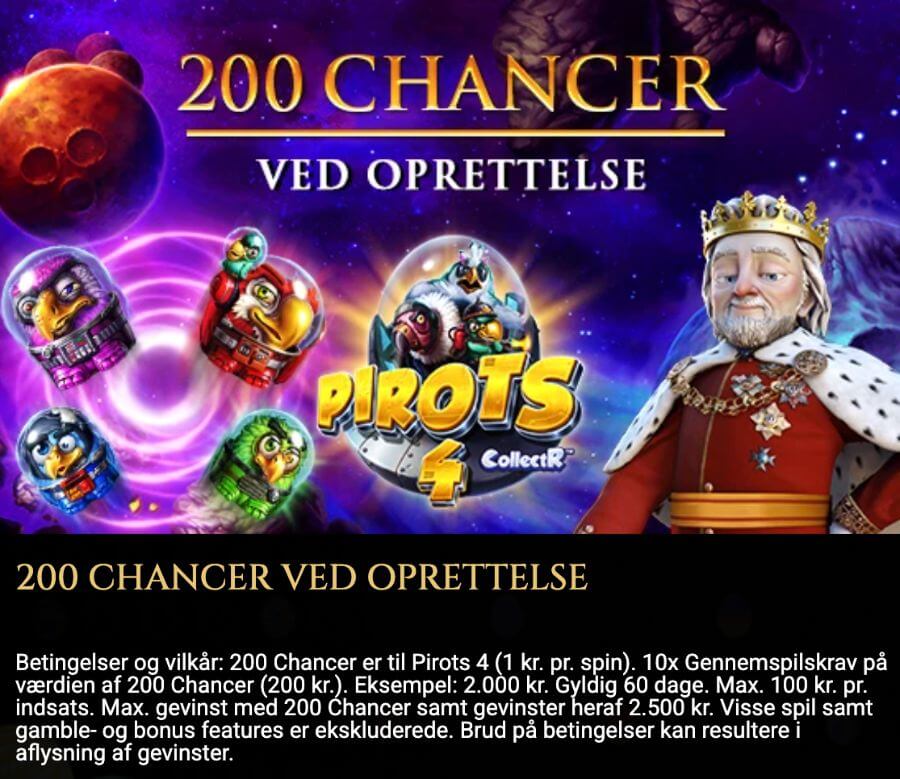 Velkomstbonus RoyalCasino