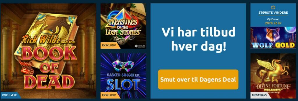 ICE36 har tilbud hver dag.