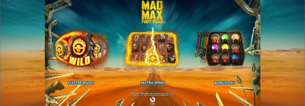 Mad Max Fury Road spillemaskine
