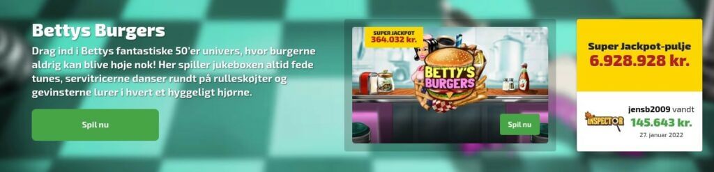 Jackpot-pulje Spilnu.dk